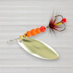 Блешня обертова ZEOX Reactive Long № 3, 10г, колір 002 Gold